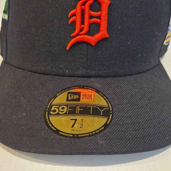 Detroit Tigers Custom Nipsey Hussle Hip Hop New Era 59Fifty Fitted 7 1/2 Hat Cap - Picture 5 of 16